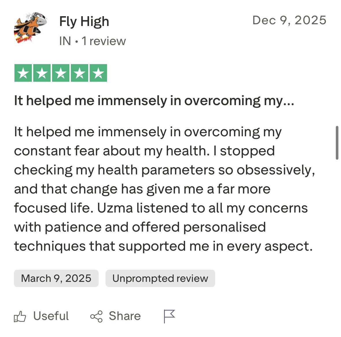 Trustpilot 5-star review 2